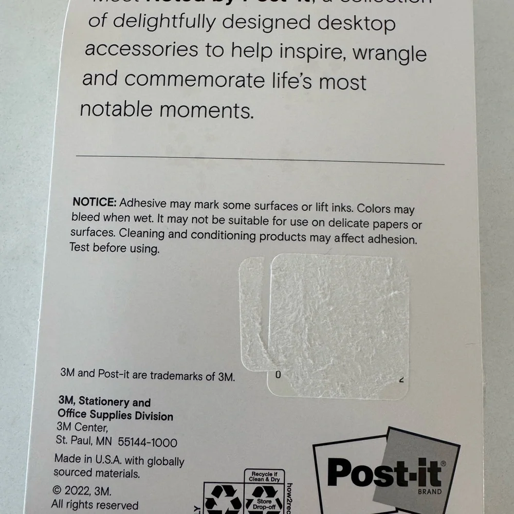 NWT Post-It Assortment of FIVE Packages Post-It Sticky Notes Mini Notes